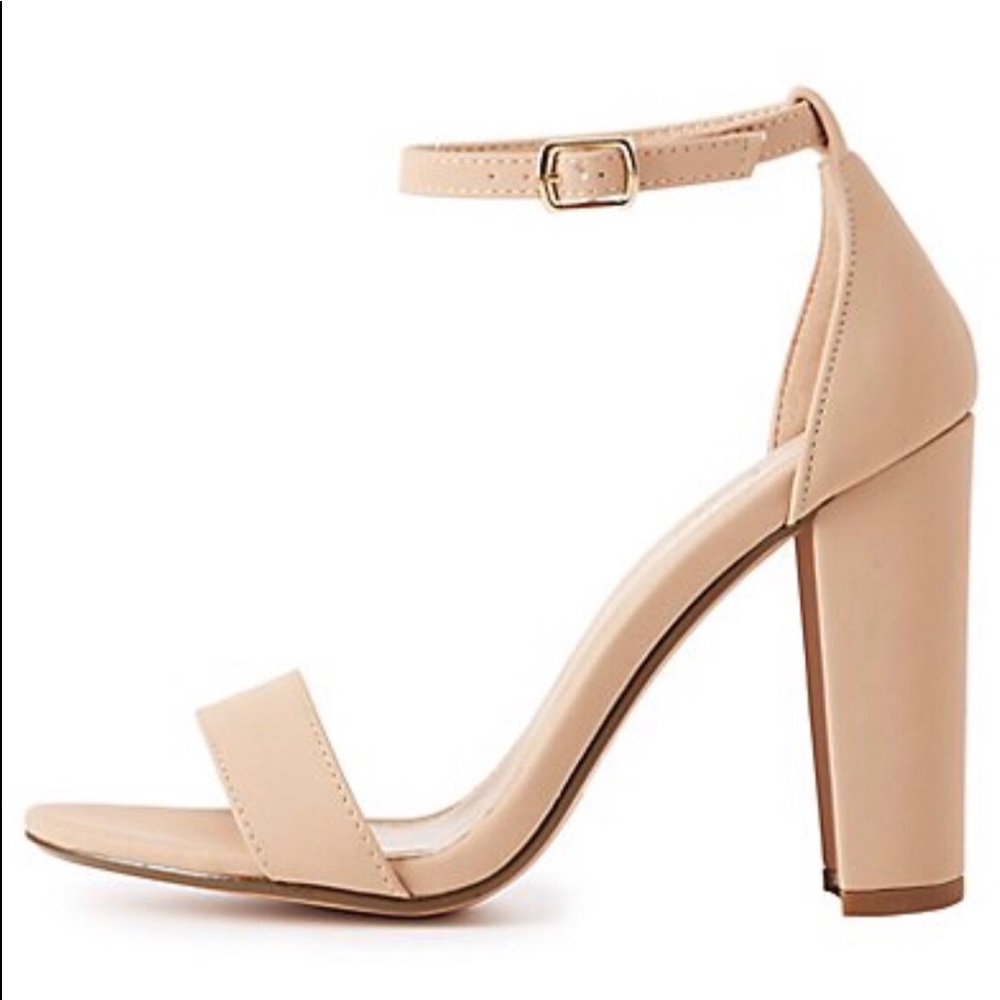 nude heels size 7